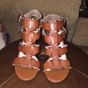 Madden Girl Tan Gladiator Heels